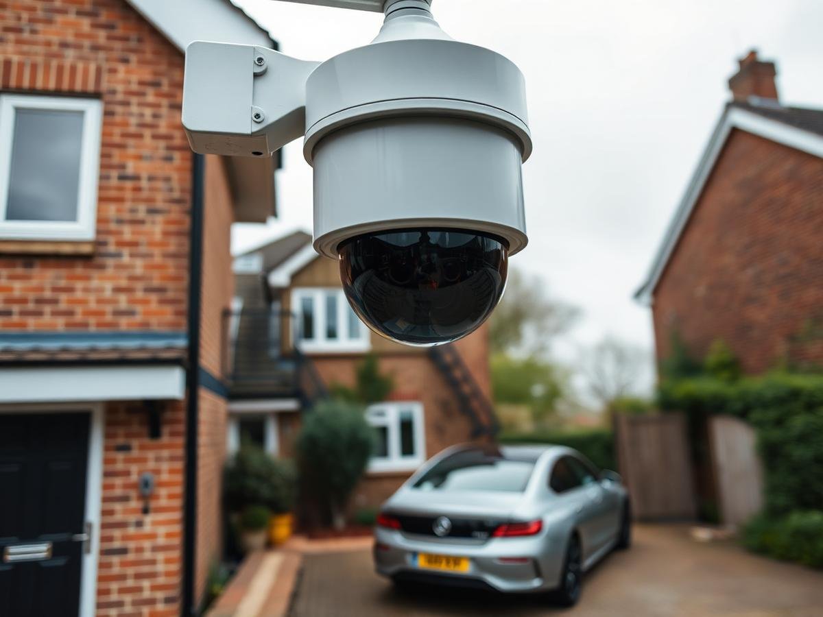 4K CCTV camera installed on a home in Guildford, Surrey